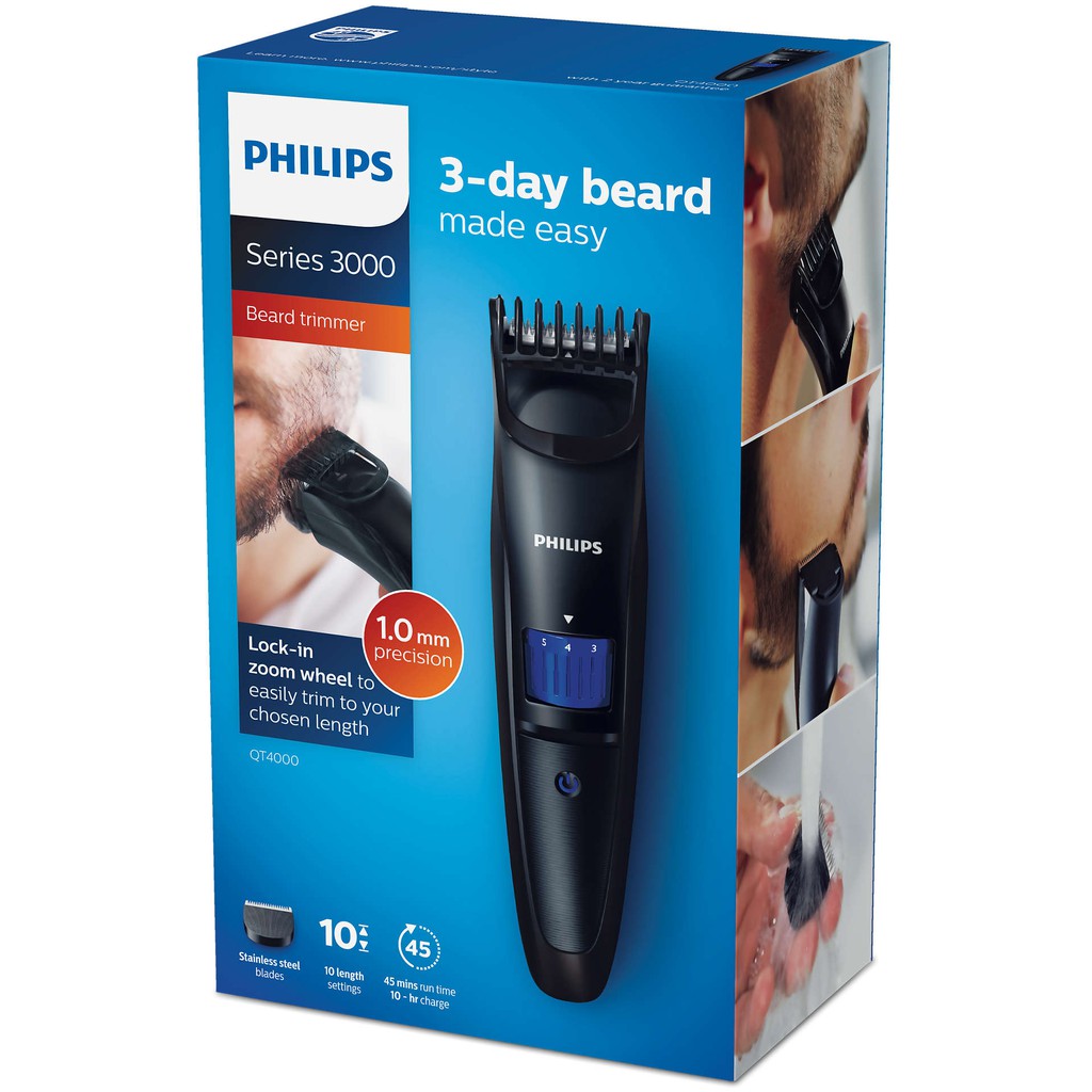 philips series 3000 beard trimmer charging time