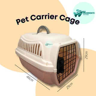 Pet Dog Cat Carrier Travel Bag Plastic Cage Container 46 x 29cm Large CF-NKX-T-X #2