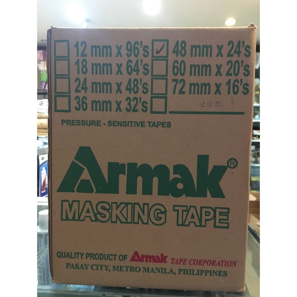 Armak Masking Tape Per Box Shopee Philippines