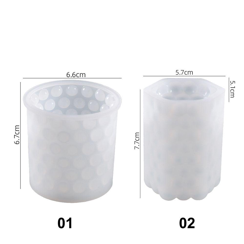 BACKSTREET Church Party 3D Art Wax Mold Clay Tools Candle Mould Cylinder Candle Mold Silicone DIY Craft Wedding Supplies Handmade Cake Resin Molds