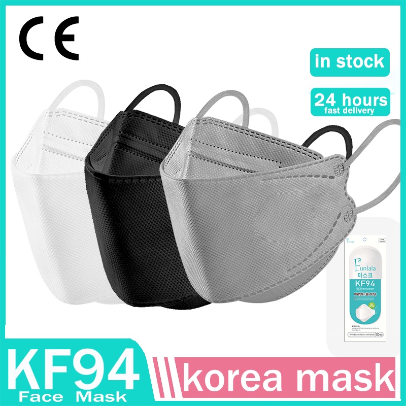 kf94 mask original 100pcs Black Disposable mask KF94 Medical Nano