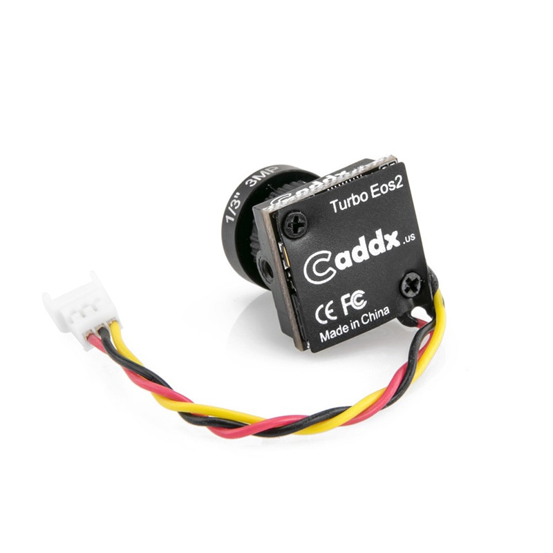 Caddx FPV Camera Newest Turbo EOS2 Mini FPV Action Camera 1200TVL FOV 160° Wide Angle 1/3 CMOS 16:9 for FPV Quadcopter Racing Drone 