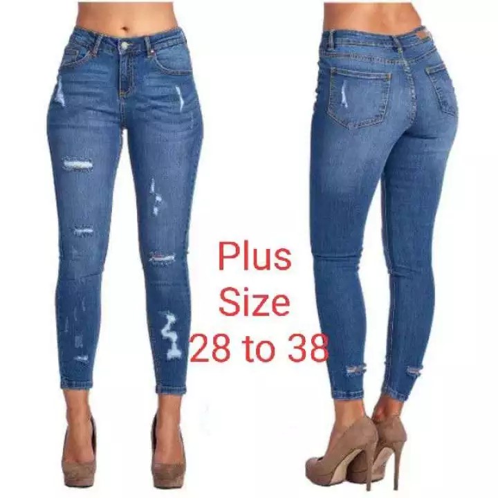 plus size fashion jeans