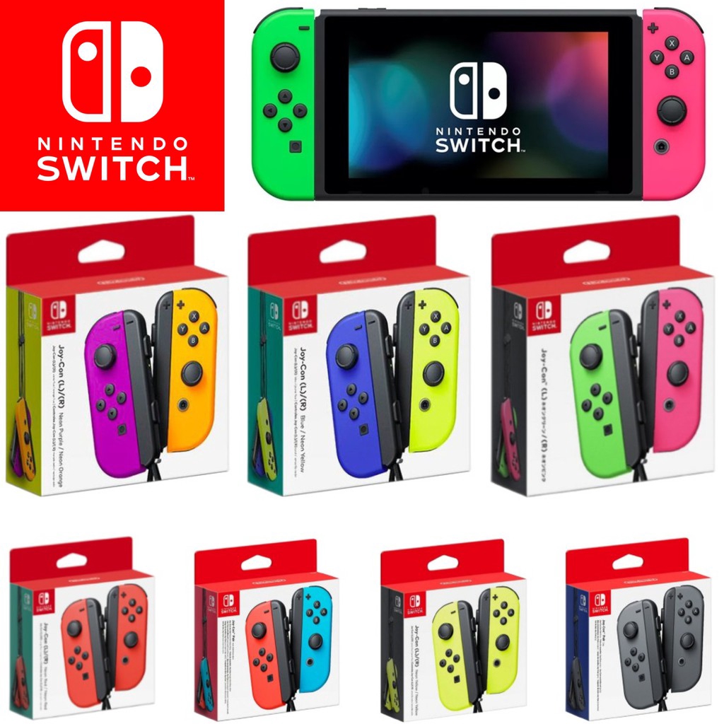 Nintendo Switch Joycon Controllers Set 6 Colors Available Ready Stock Shopee Philippines