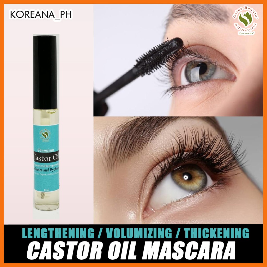 [Coles Beaute] Premium Castor Oil Mascara 10ml Shopee Philippines