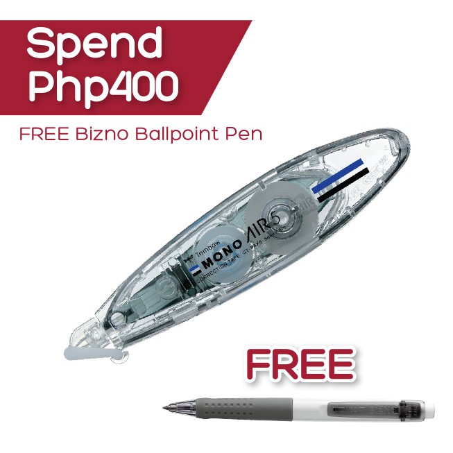 Tombow MONO Air Refillable Pen Type Correction Tape 5mm x 6m Shopee