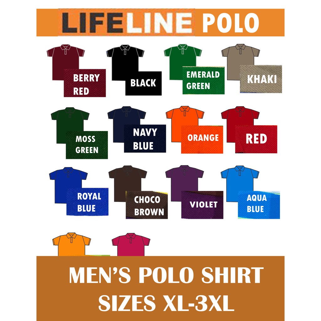 life line sport polo shirt