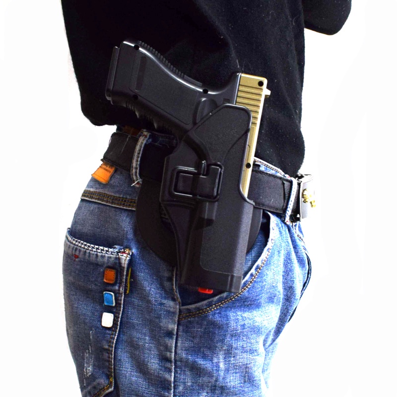 Tactical IWB Pistol Magazine Holster Nylon Case For Glock 17 22 23 26 27 31-33 
