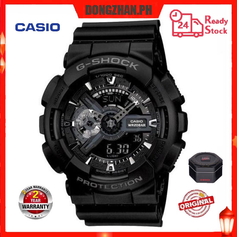 【Hot Sale】 Casio G-Shock  GA110 Watch Men Sport Watches Black  Red