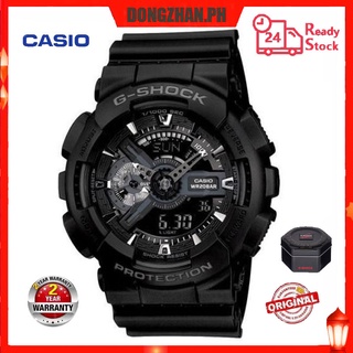 【Hot Sale】 Casio G-Shock  GA110 Watch Men Sport Watches Black  Red #1