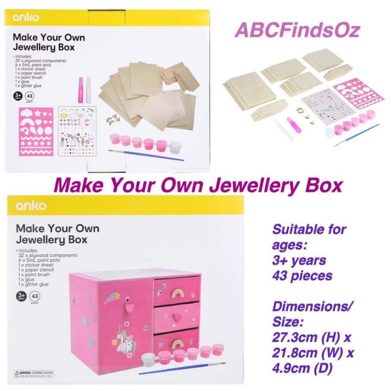 paint your own jewelry box