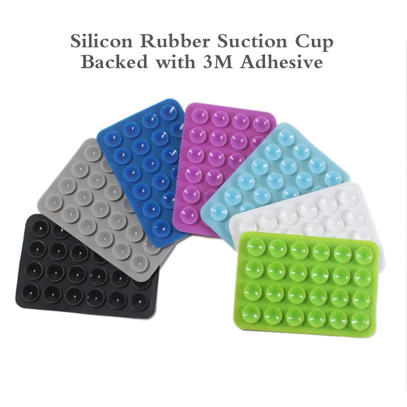 3M Adhesive Silicone Rubber Sucker Pad For Fixed /Double Side Silicone