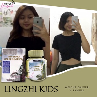 Ling-Zhi Ginseng Original Vitamin Kids/Adult Weight Gainer (30/50 capsules) Helps with Immune system
