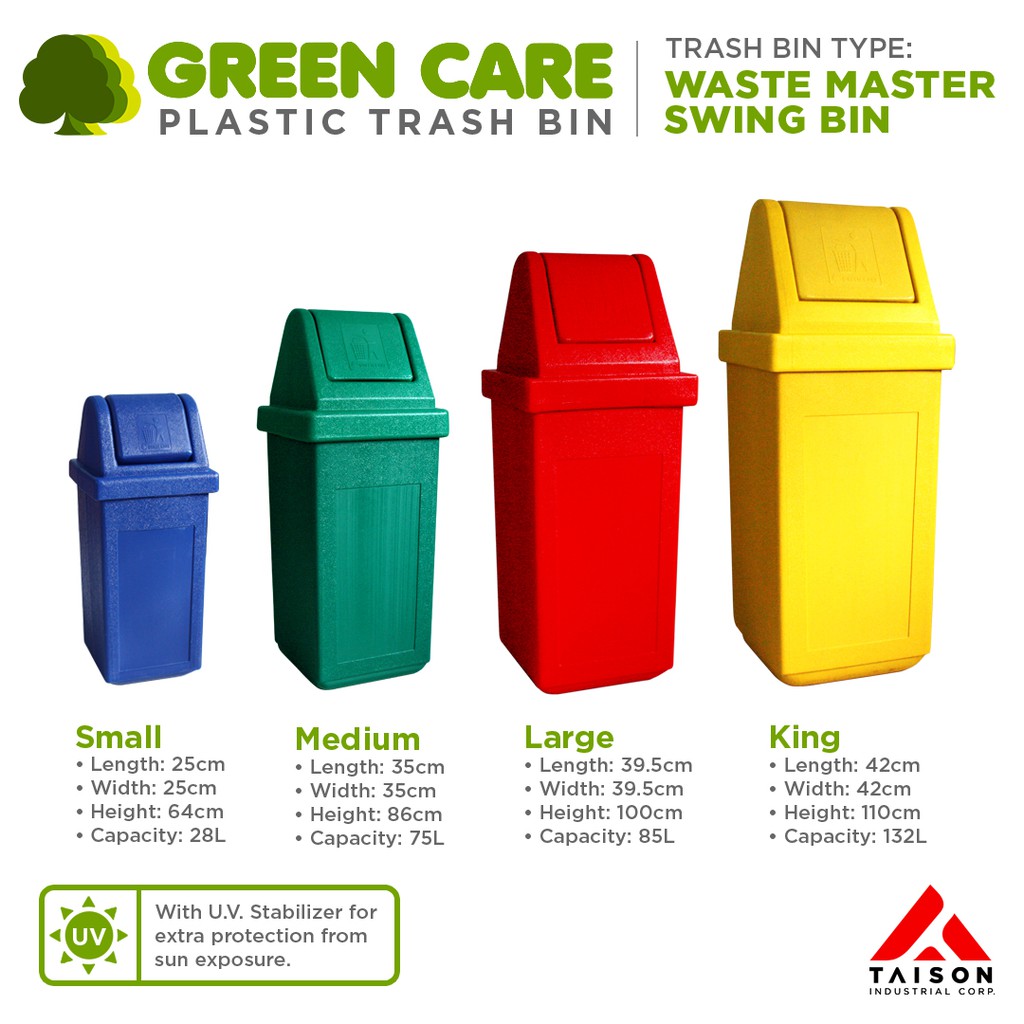GREEN CARE Waste Master Trash Bin | Shopee Philippines