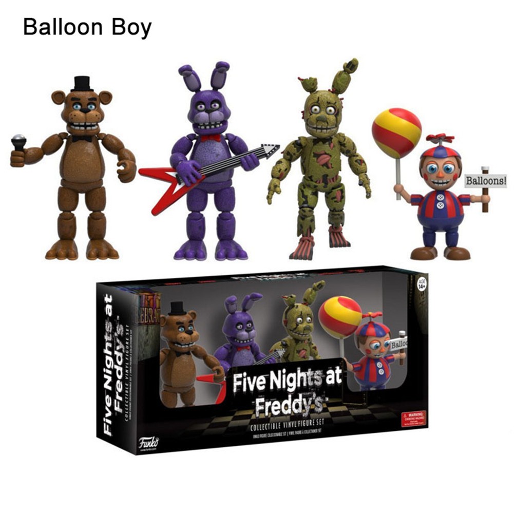 five nights at freddy's vinyl figure set