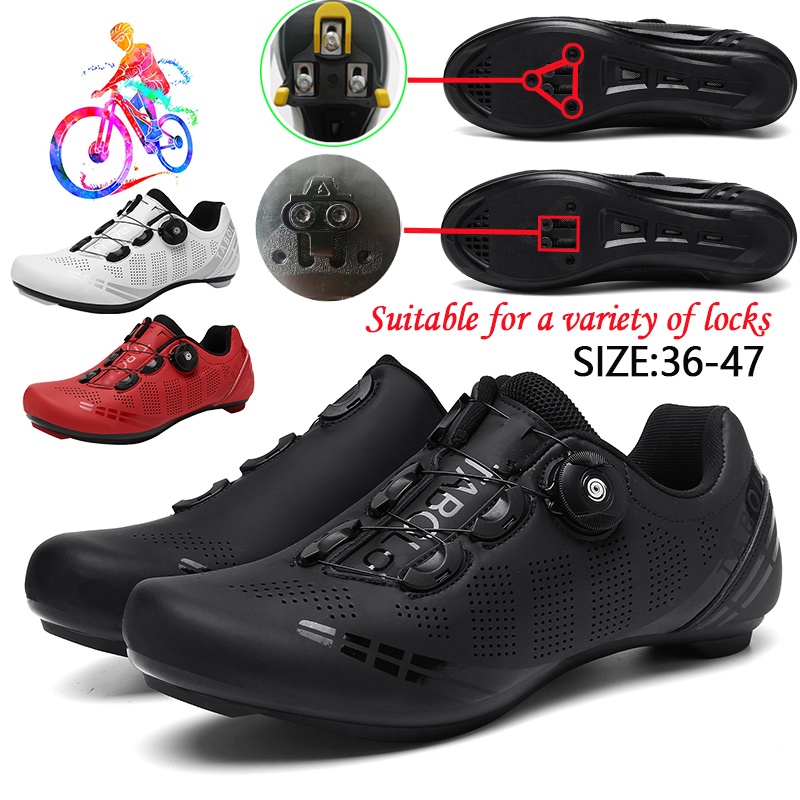 Details about   2019 New Road Cycling Shoes Carbon Fiber Self-Locking Ultralight Breathable