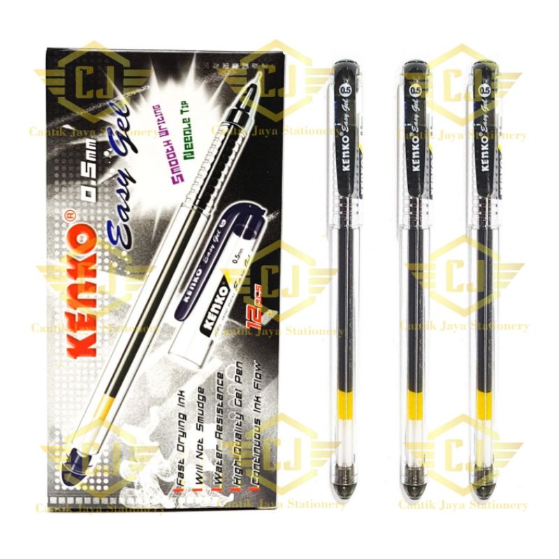 [1Lsn/12Pcs] Kenko Gel Pen Easy Gel Pen 0.5mm Shopee Philippines