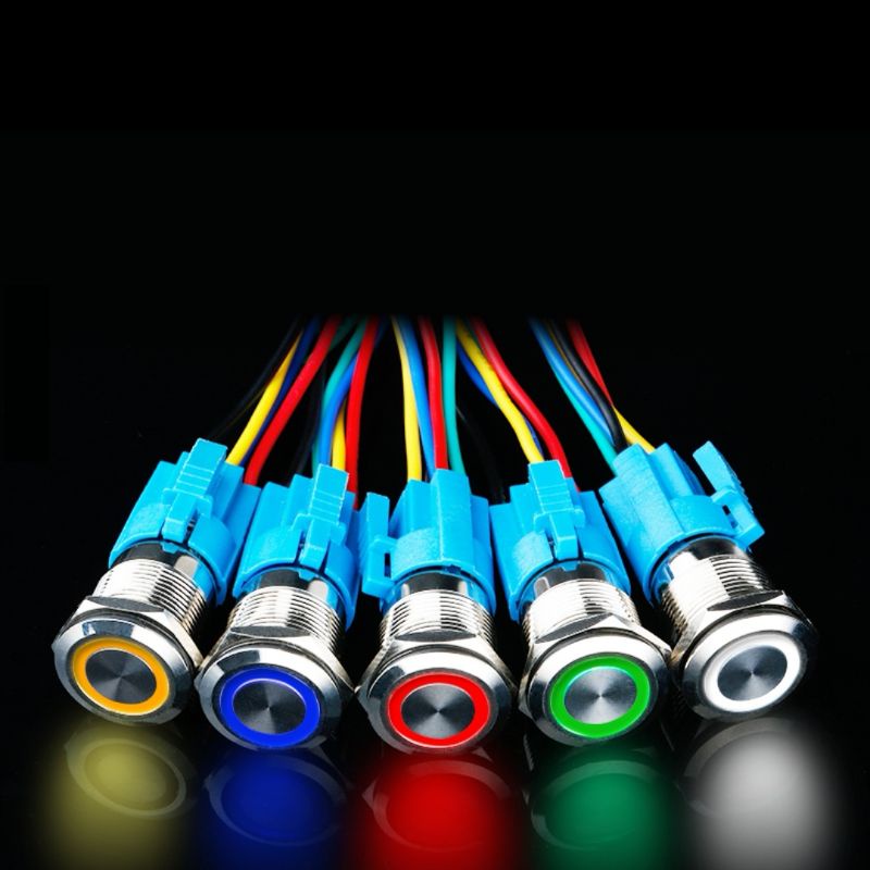 Motorcycle Halo Angel Eye Light Switch Hazard Switch Shopee Philippines