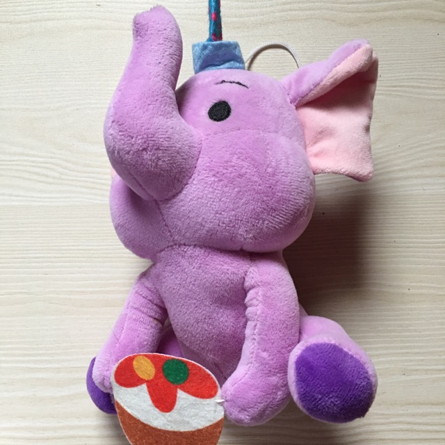 purple elephant stuffed animal