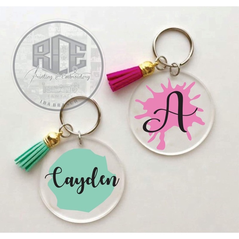 Customized/Personalizes Acrylic Keychain COD Shopee Philippines