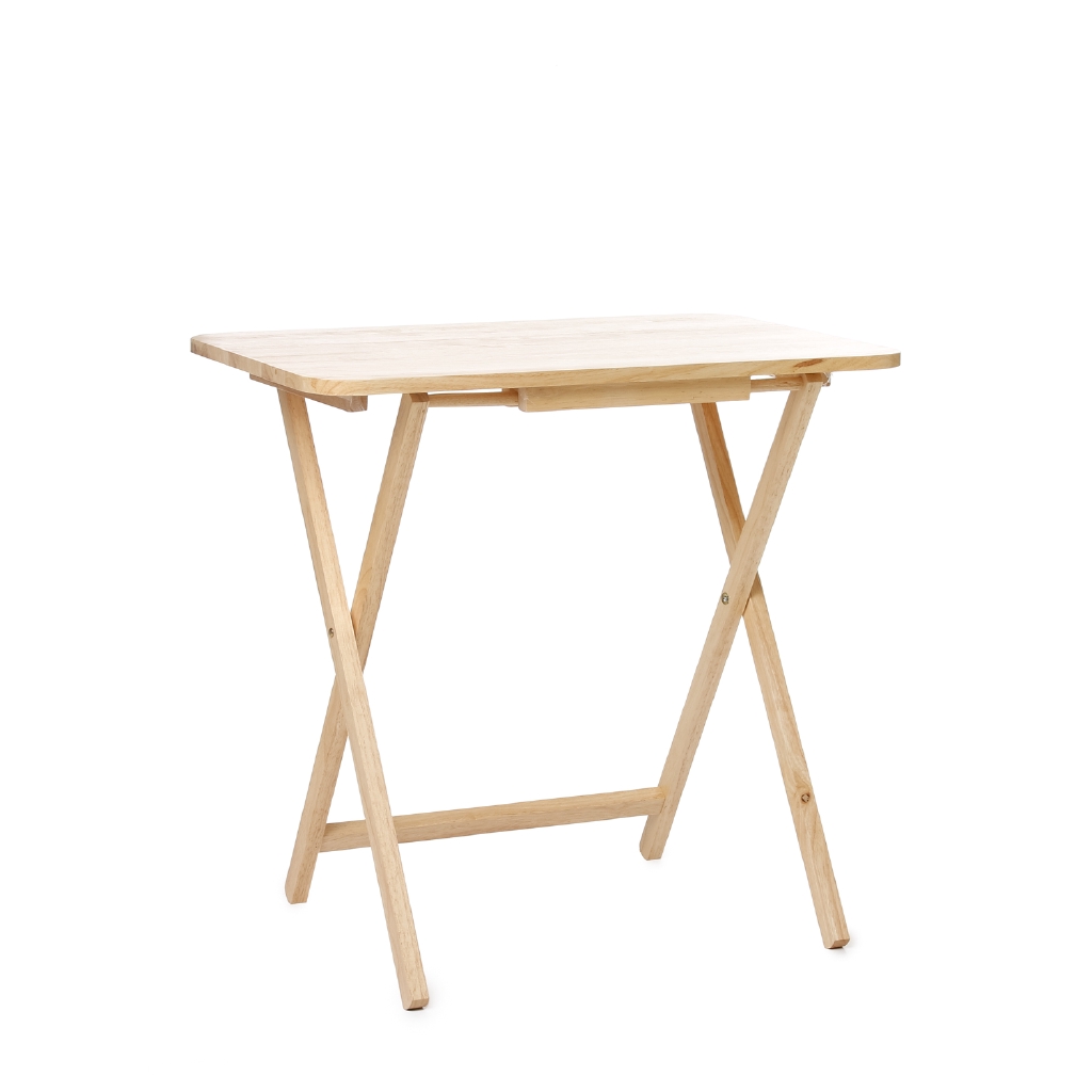 Sm Home Personal Folding Table Natural Shopee Philippines