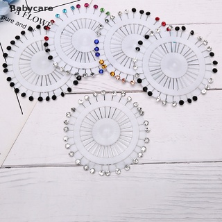 [Babycare] 30Pcs/Set Colorful Crystal Snag Hijab Pins Craft Dressmaking Brooches Jewelry hot sell