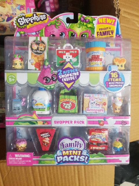 shopkins mini packs family