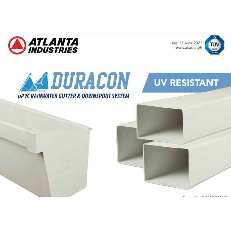 Atlanta Duracon gutter , downspout and fittings 2.5x4 and 3x4 sold per