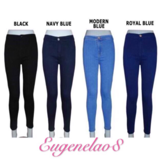navy blue color jeans