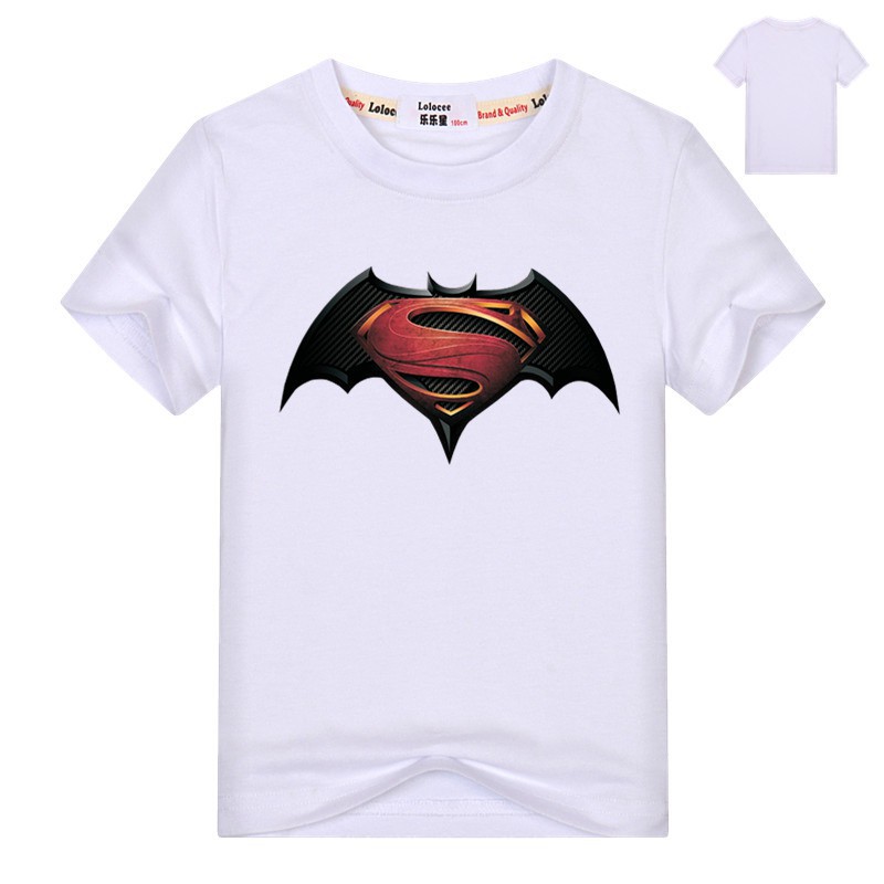 Batman Vs Superman Dawn Of Justice Logo Boys Summer T Shirt Shopee Philippines - batman pants dawn of justice roblox