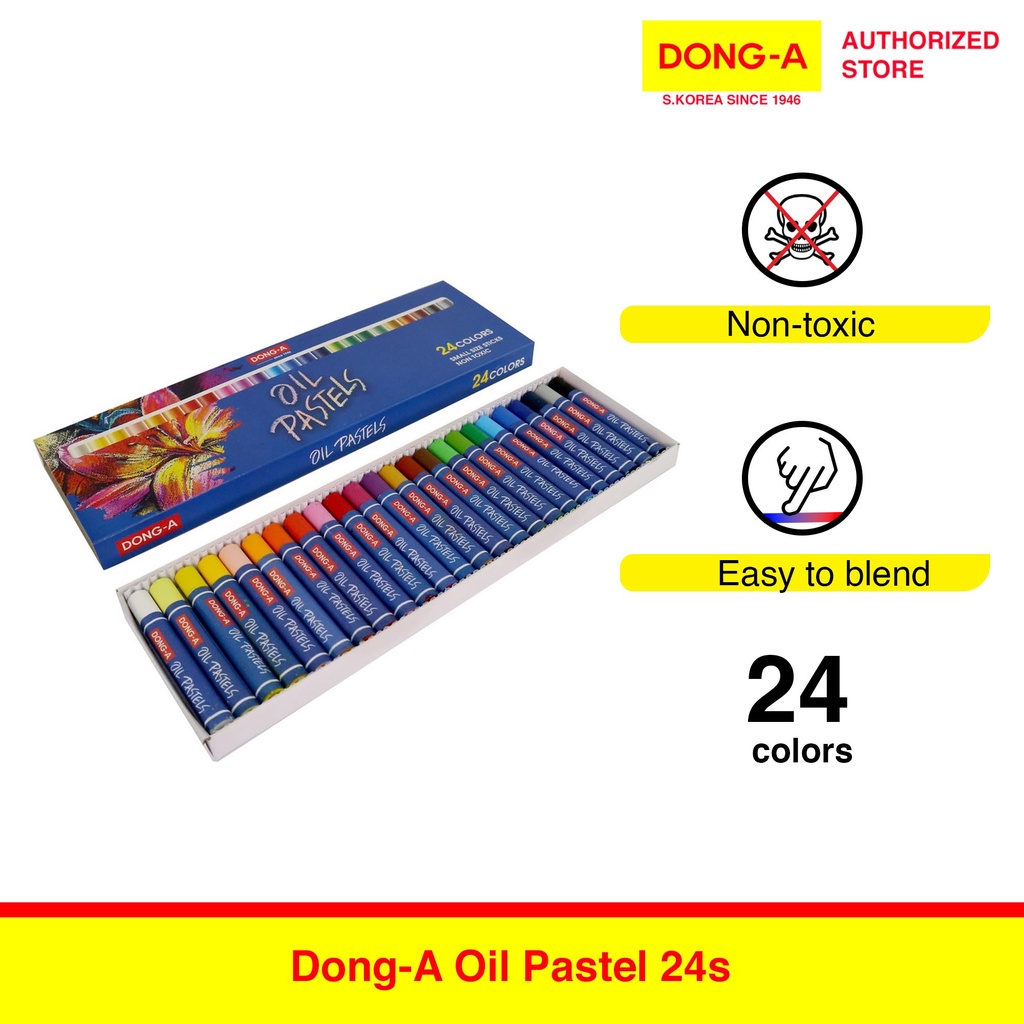 DongA Oil Pastels 24 colors [115524] Shopee Philippines