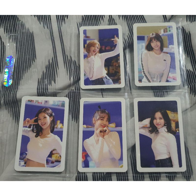 Rare Sought After Official Twice Heart Shaker Photocards From Merry Happy Album Shopee Philippines