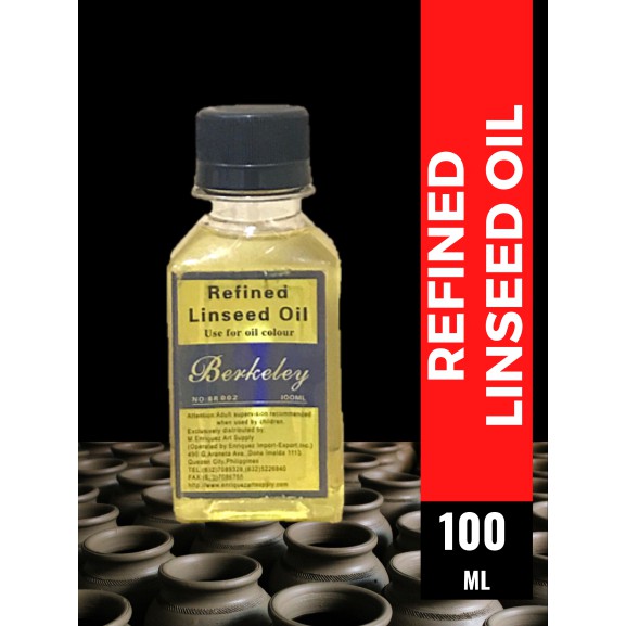 Berkeley Refined Linseed Oil 100 mL (Drying Oil, Oil Painting, Resins