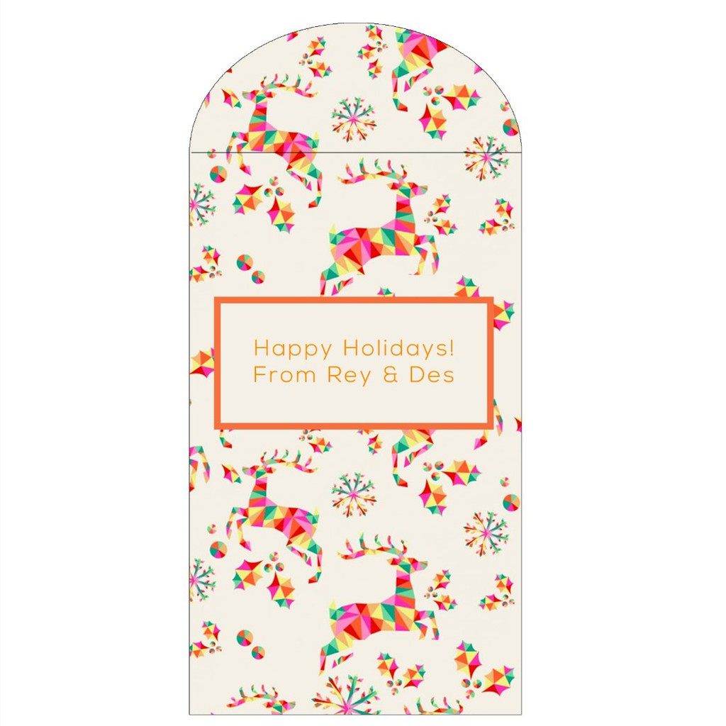 Personalized Money Envelopes - Christmas Reindeer Abstract | Shopee Philippines