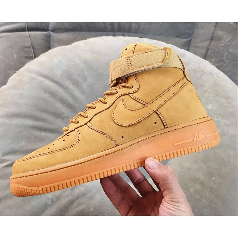 nike air force 1 mid flax