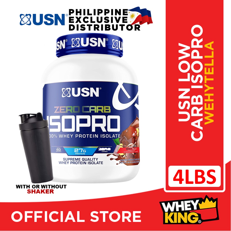 WHEY PROTEIN IsoPro 100% Whey Protein Isolate Powder by USN. Lactose Free, Sugar Free, Low Calorie 4