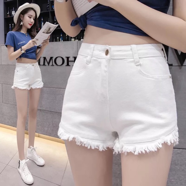 korean high waisted shorts