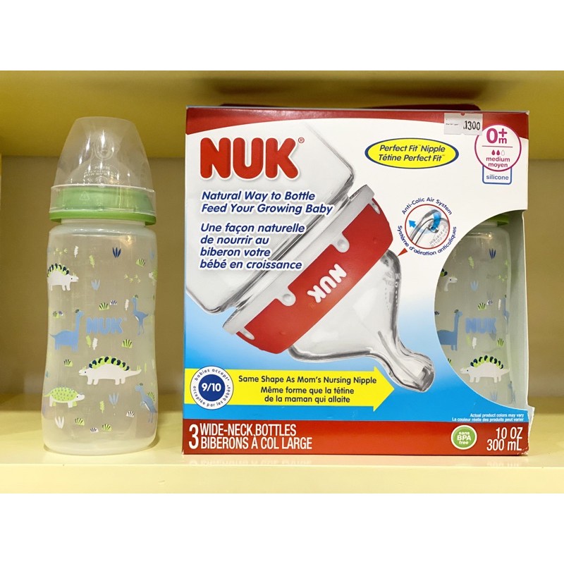 nuk anti colic air system biberon