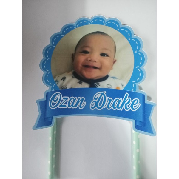 Personalized Cake Topper with pictures Shopee Philippines