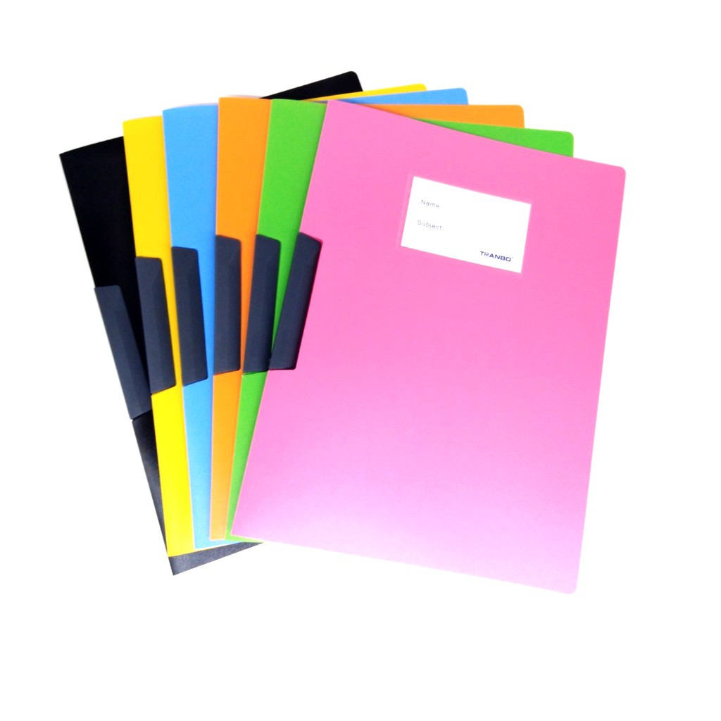 Tranbo Clip File Folder Size A4 (Random Color) Shopee Philippines