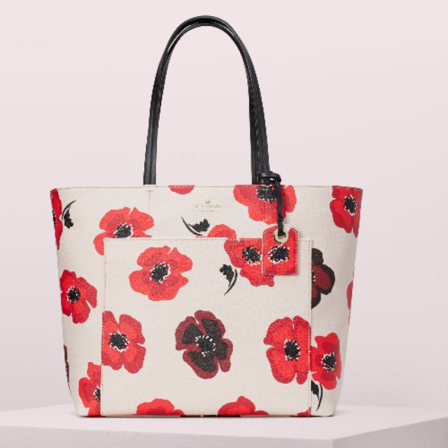 kate spade poppy tote