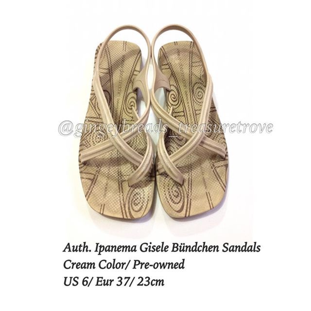 ipanema gisele bundchen flip flops