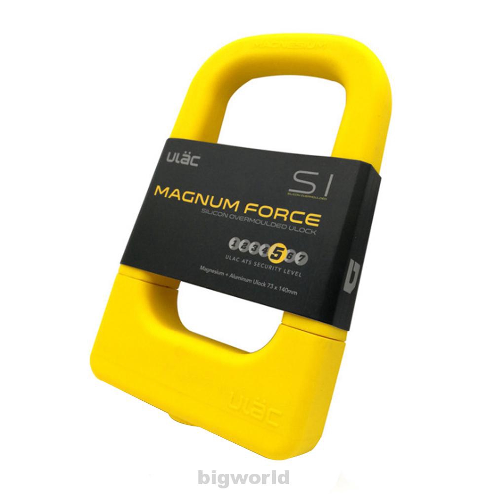 yellow bike lock