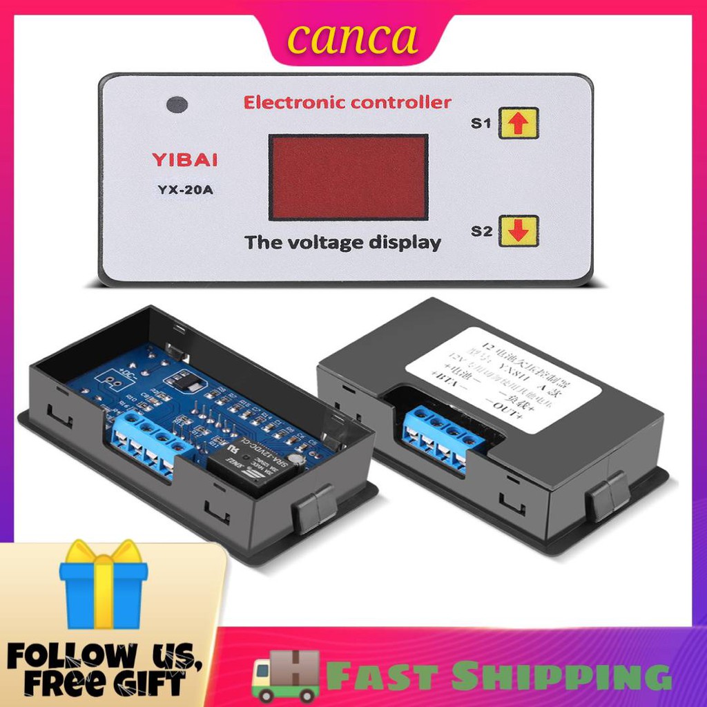 Undervoltage Controller 12V Battery Low Voltage Cut off Automatic Switch On Protection Undervoltage Controller 12V Battery Low Voltage Cut off Automatic Switch On Protection