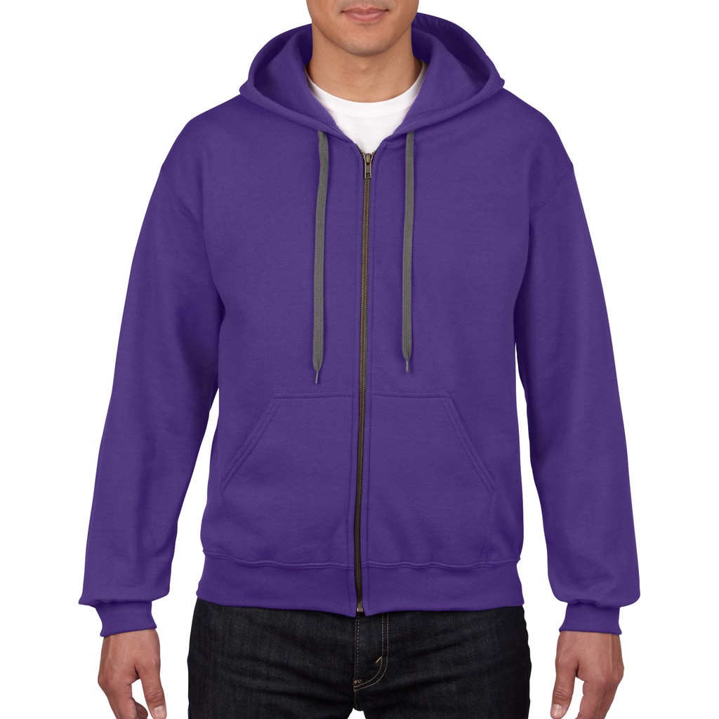 gildan hoodie purple