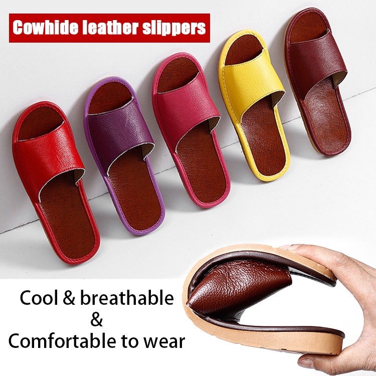 non leather slippers