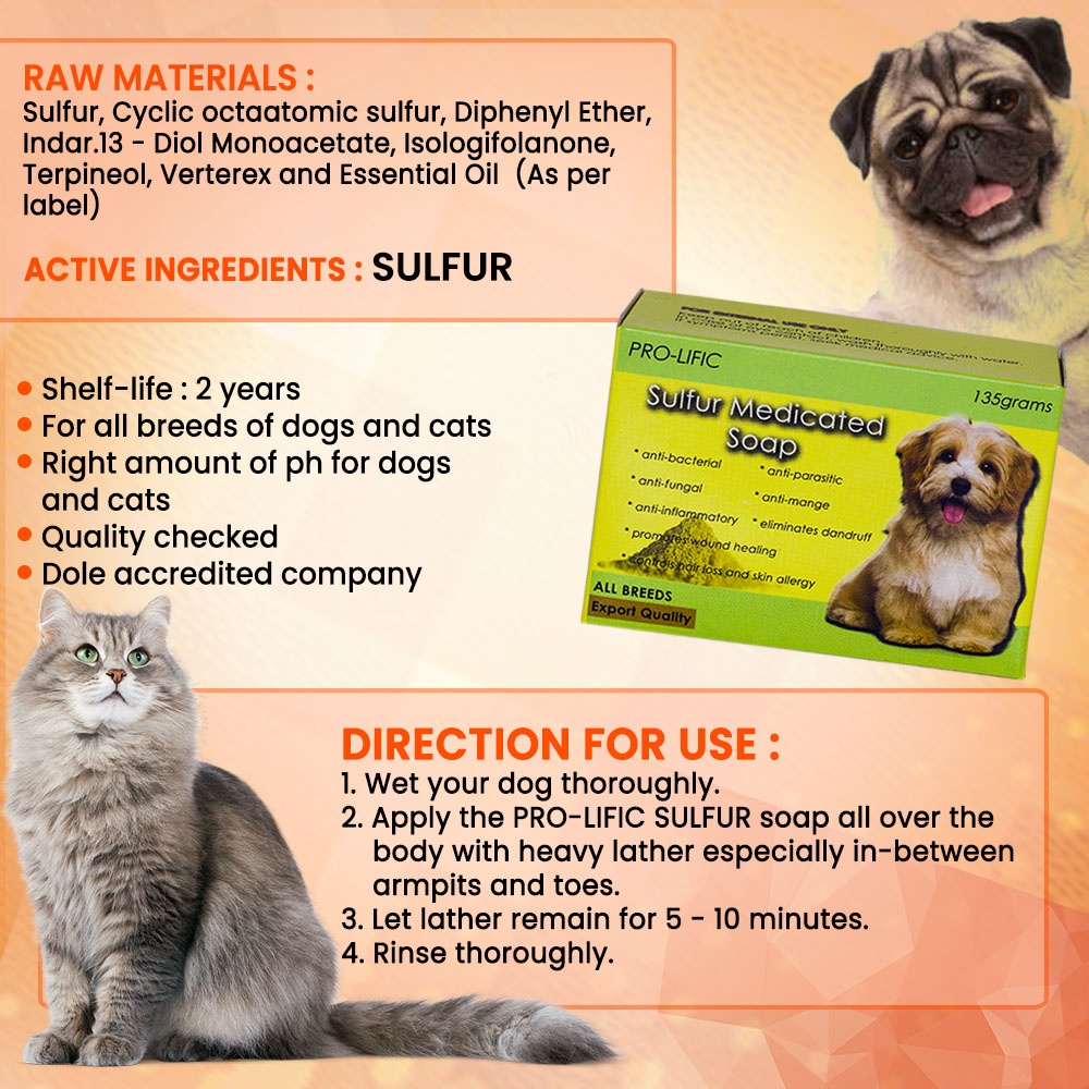 is sulfur harmful to dogs