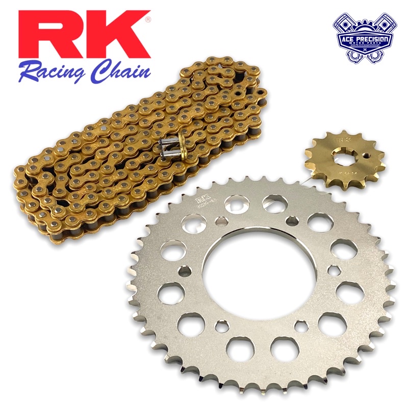 RK CHAIN & SPROCKET SET NICKEL SERIES SNIPER KING/FZ16/TFX #428 ...