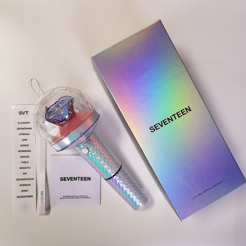 Kpop Twice Seventeen Lightstick Version 2 New Official Caratbong Concert Support Light Stick Col Shopee Philippines