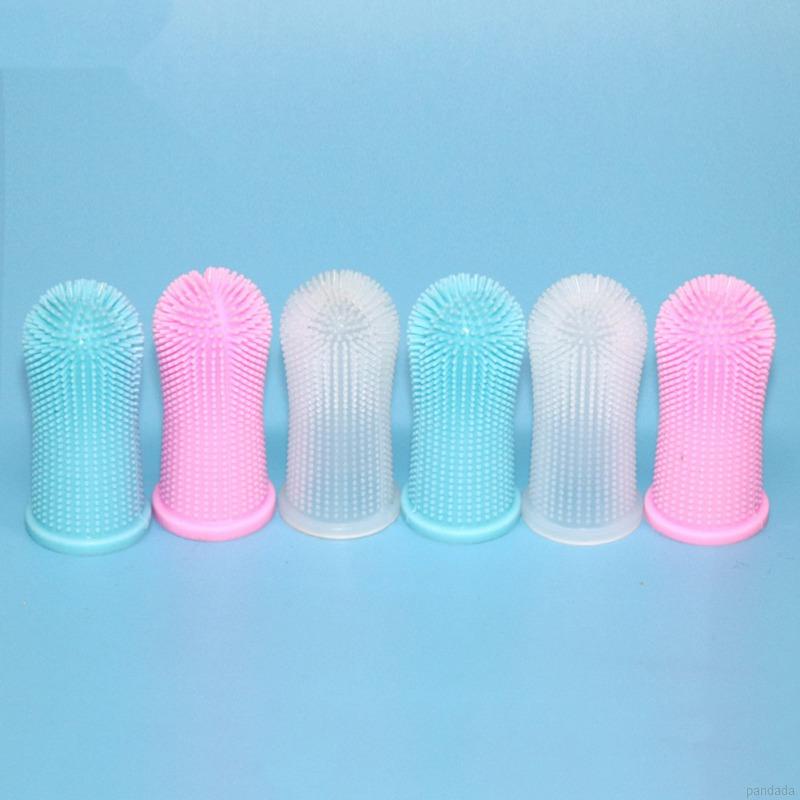 Soft Silicone Pet Tooth Brush Finger Toothbrush Bad Breath Care Pet Dog Cat Cleaning Supplies #6